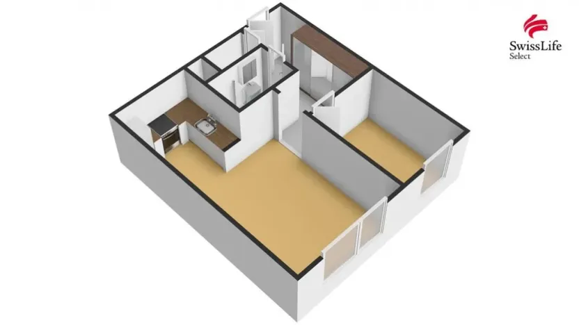 Prodej bytu 2+kk, Kladno, Švédská, 39 m2