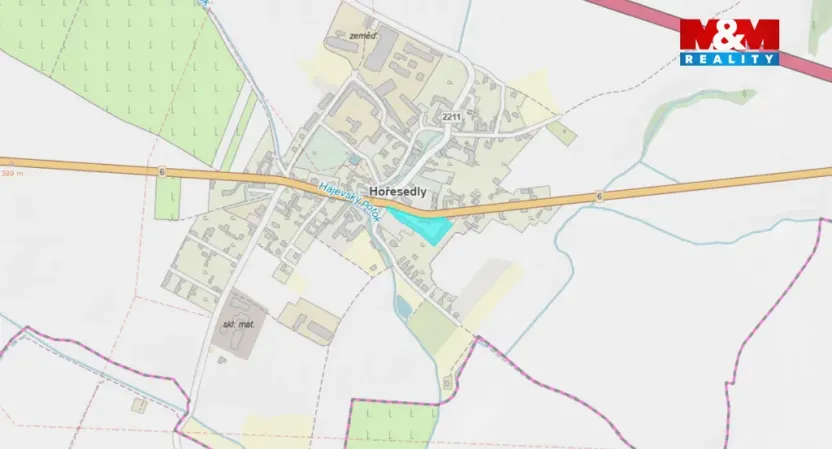 Pronájem skladu, Hořesedly, 400 m2