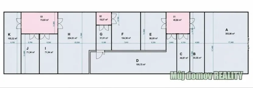 Pronájem skladu, Praha - Zličín, 306 m2