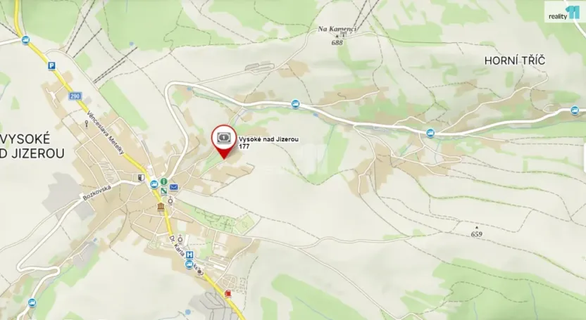 Prodej pozemku pro bydlení, Vysoké nad Jizerou, 400 m2