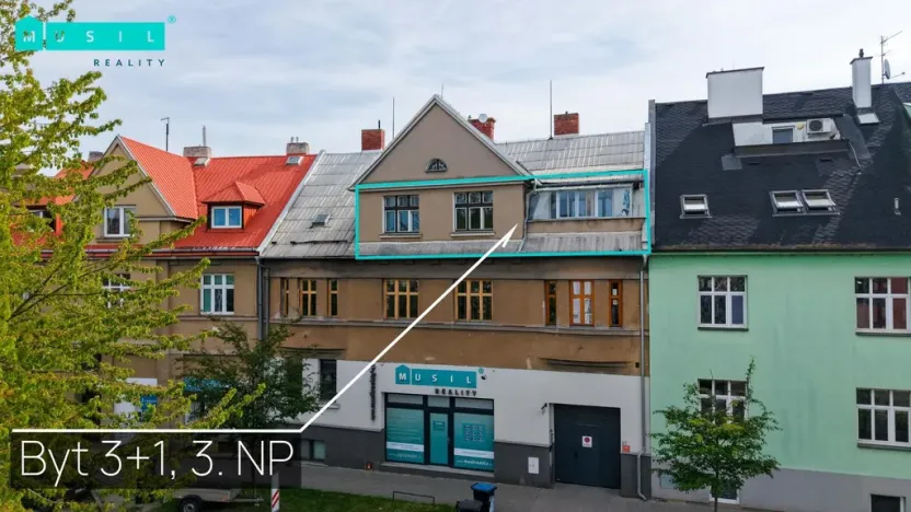 Pronájem bytu 3+1, Olomouc - Nové Sady, Rooseveltova, 75 m2