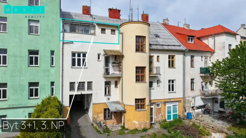 Pronájem bytu 3+1, Olomouc - Nové Sady, Rooseveltova, 75 m2