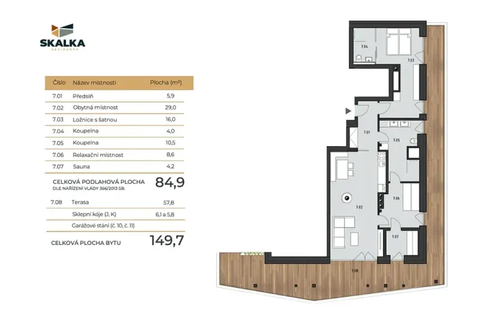 Prodej bytu 2+kk, Železná Ruda, Klatovská, 85 m2