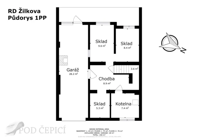 Prodej rodinného domu, Brno - Řečkovice, Žilkova, 225 m2