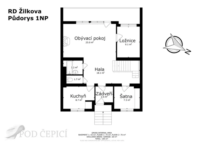 Prodej rodinného domu, Brno - Řečkovice, Žilkova, 225 m2