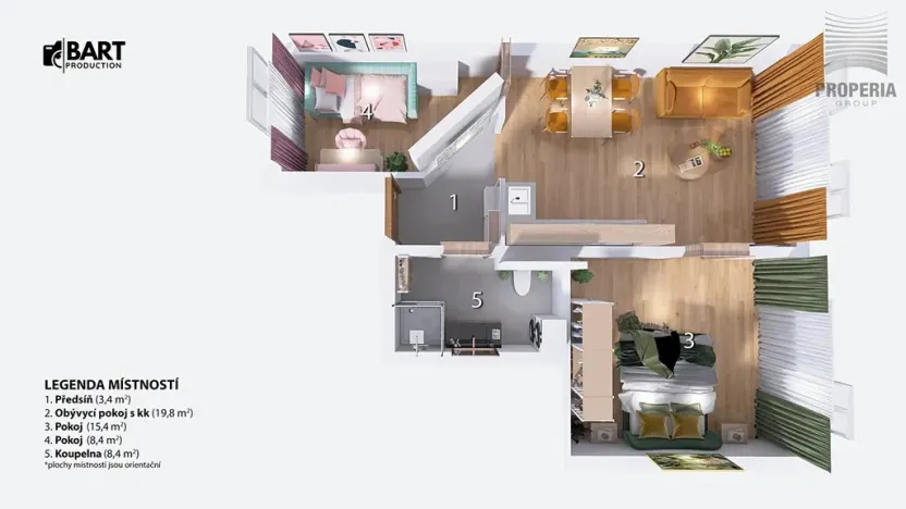 Prodej bytu 3+kk, Brno, Elgartova, 63 m2