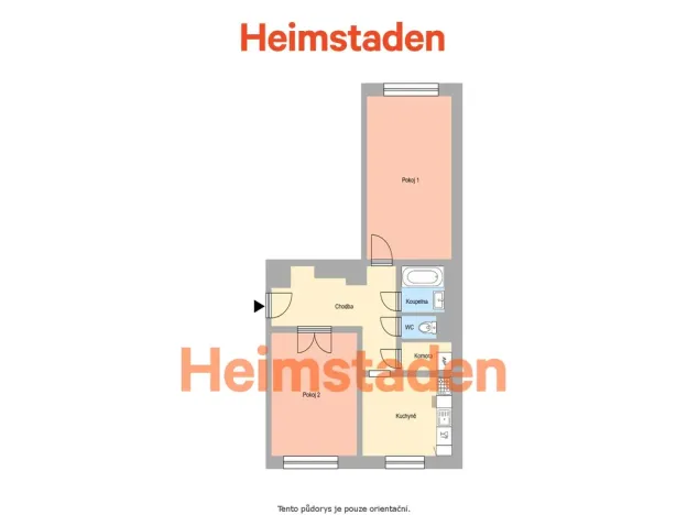 Pronájem bytu 2+1, Havířov - Město, Rossenbergových, 56 m2