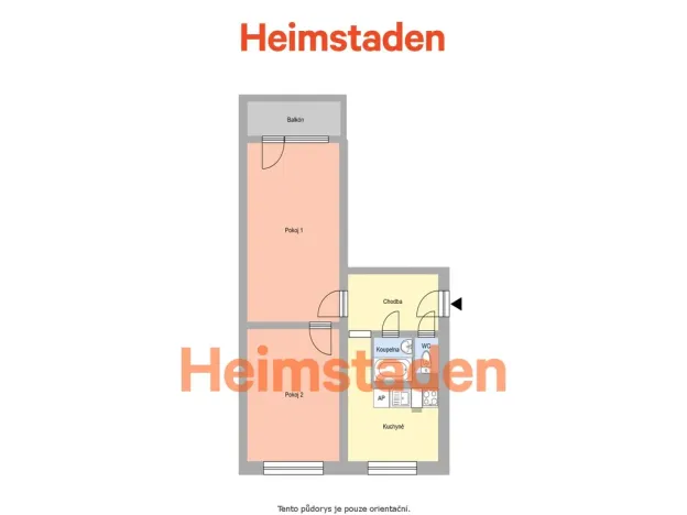 Pronájem bytu 2+1, Havířov - Město, Matuškova, 52 m2