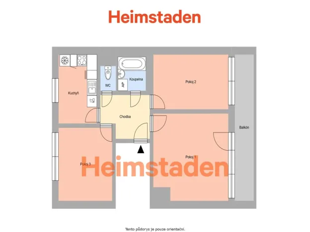 Pronájem bytu 3+1, Sviadnov, Hornická, 65 m2