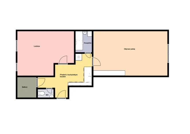Pronájem bytu 2+kk, Praha - Kobylisy, Čimická, 61 m2