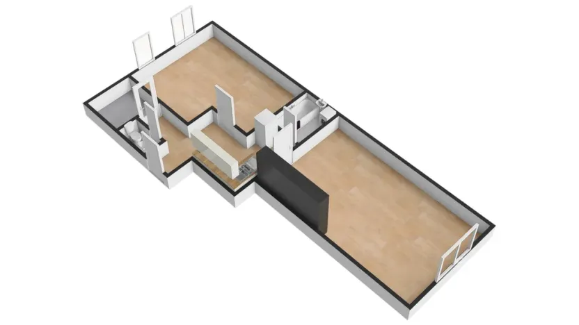 Pronájem bytu 2+kk, Praha - Kobylisy, Čimická, 61 m2