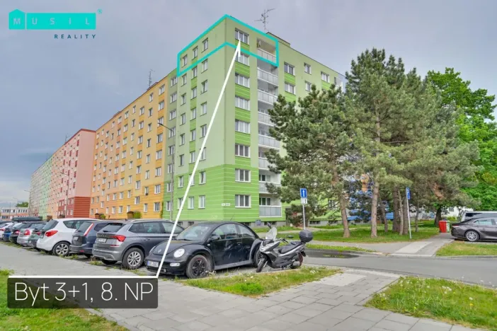 Pronájem bytu 3+1, Olomouc - Nové Sady, Rožňavská, 72 m2