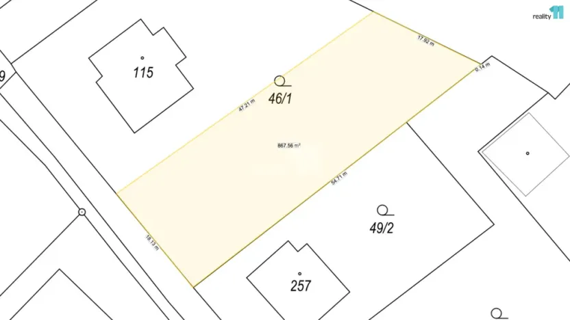 Prodej pozemku pro bydlení, Smrčná, 867 m2