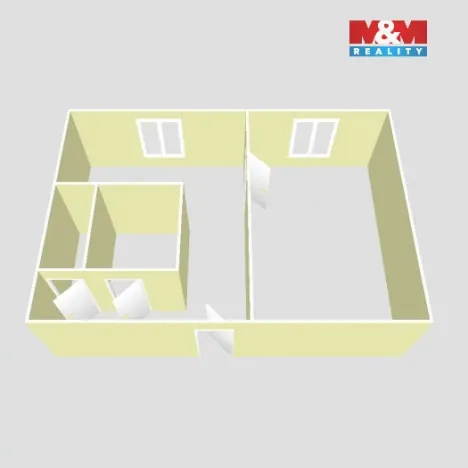 Pronájem bytu 1+1, Bohumín - Nový Bohumín, Šunychelská, 34 m2