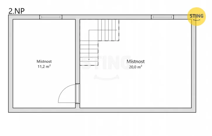 Prodej rodinného domu, Zlín, Prostřední, 61 m2