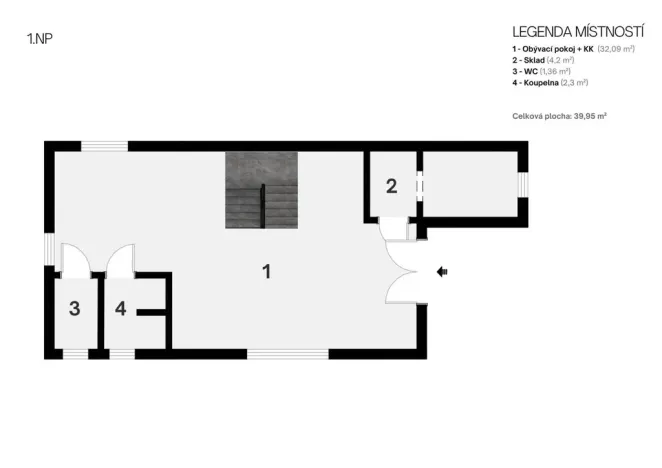 Prodej chaty, Jedovnice, 63 m2