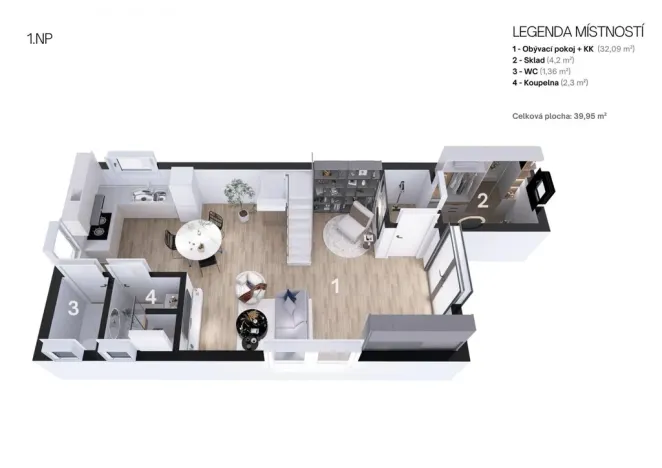 Prodej chaty, Jedovnice, 63 m2