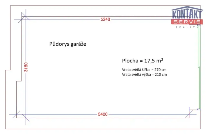 Pronájem garáže, České Budějovice - České Budějovice 3, J. Plachty, 17 m2
