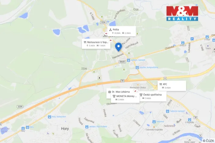 Pronájem bytu 2+1, Jenišov, 62 m2
