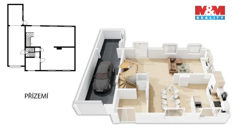 Prodej rodinného domu, Hulín, Wolkerova, 160 m2