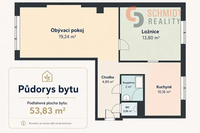 Prodej bytu 2+1, Brno, Vranovská, 57 m2