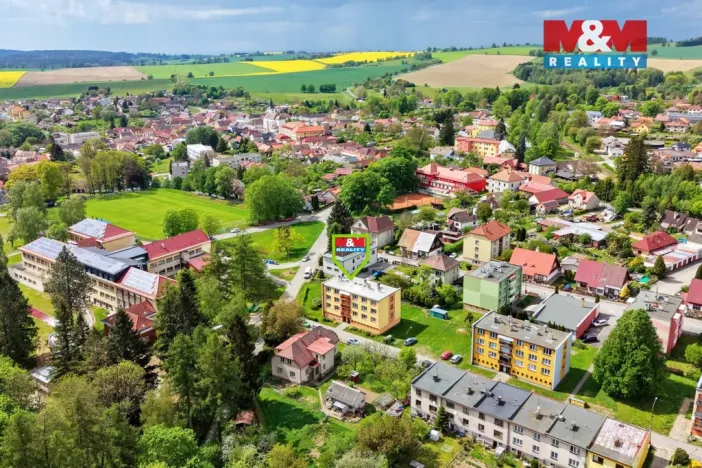 Prodej bytu 3+1, Černovice, Tyršova, 64 m2