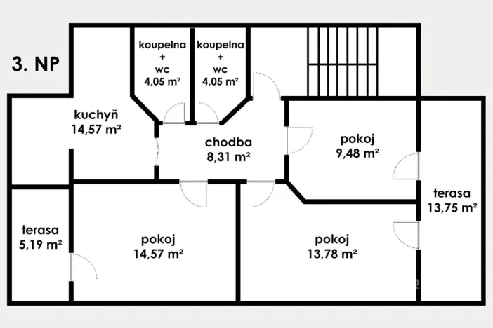 Prodej ubytování, Most, Pod Širokým vrchem, 312 m2