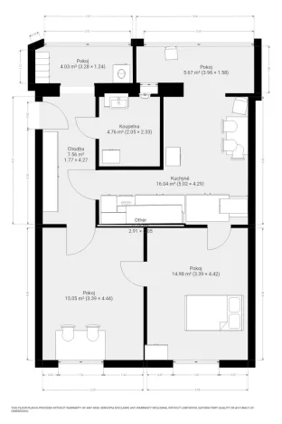 Pronájem bytu 2+1, Brno, Kolískova, 70 m2