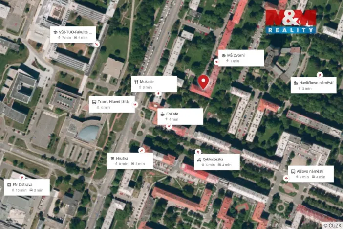 Prodej bytu 2+1, Ostrava - Poruba, Dvorní, 81 m2