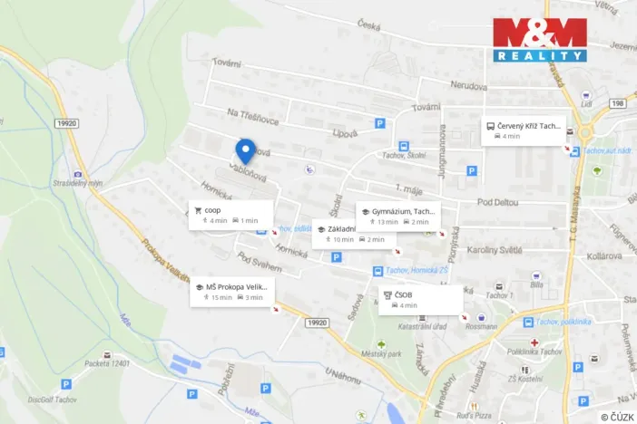 Prodej bytu 2+1, Tachov, Jabloňová, 61 m2