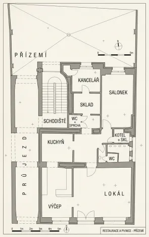 Pronájem restaurace, Praha - Košíře, Pod Kavalírkou, 130 m2