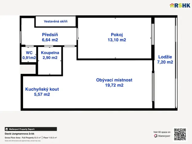 Pronájem bytu 2+kk, Hradec Králové, Jungmannova, 49 m2