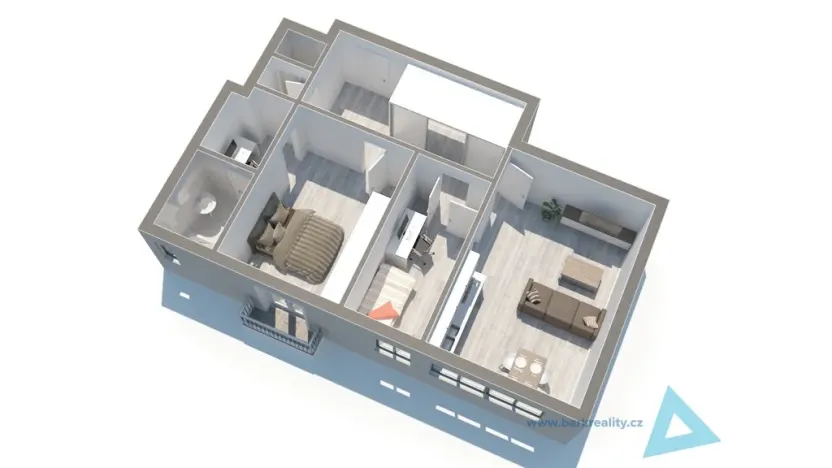 Prodej bytu 2+1, Praha - Košíře, Vrchlického, 70 m2