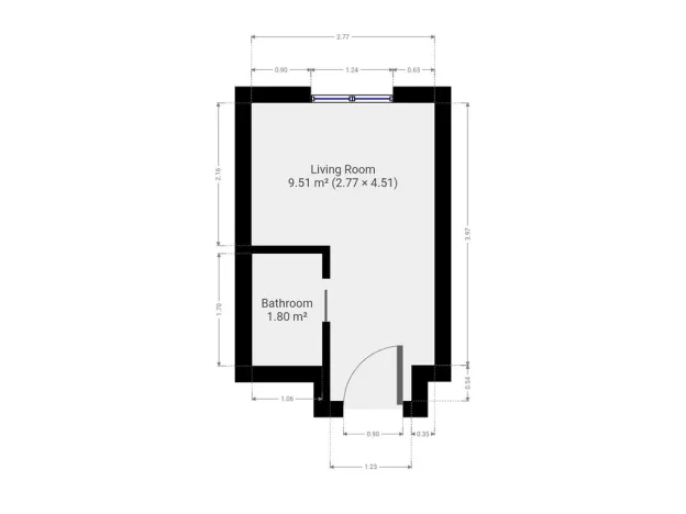 Pronájem bytu 1+kk, Praha - Žižkov, Cimburkova, 10 m2