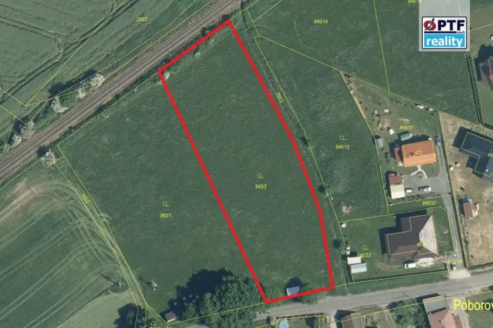 Prodej pozemku pro bydlení, Bezděkov - Poborovice, 4000 m2