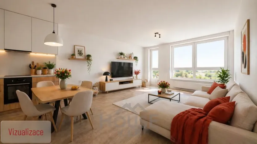 Prodej bytu 2+kk, Praha - Ruzyně, 54 m2