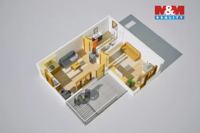 Prodej chaty, Teplice - Sobědruhy, Bohosudovská, 51 m2