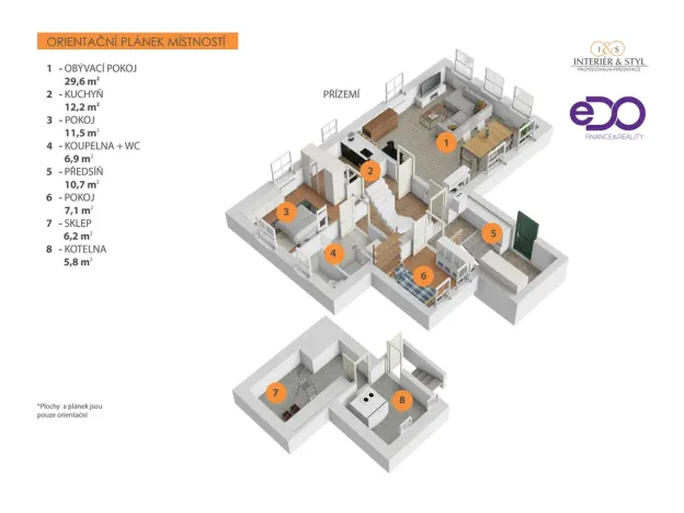 Prodej rodinného domu, Kruh, 129 m2