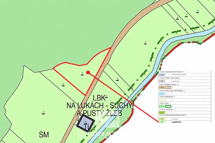Prodej louky, Sloup, 4000 m2