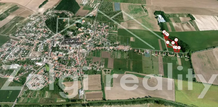 Prodej komerčního pozemku, Hrušovany nad Jevišovkou, Lidická, 14000 m2