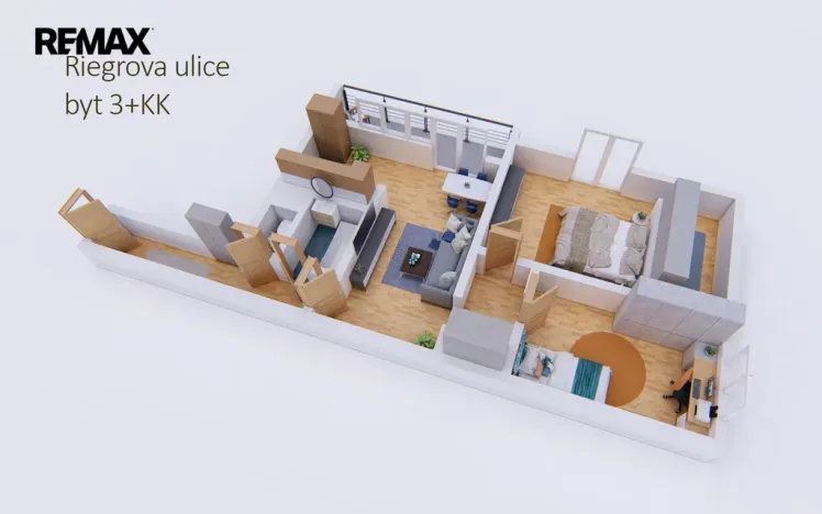 Prodej bytu 3+kk, Příbram - Příbram I, Riegrova, 61 m2