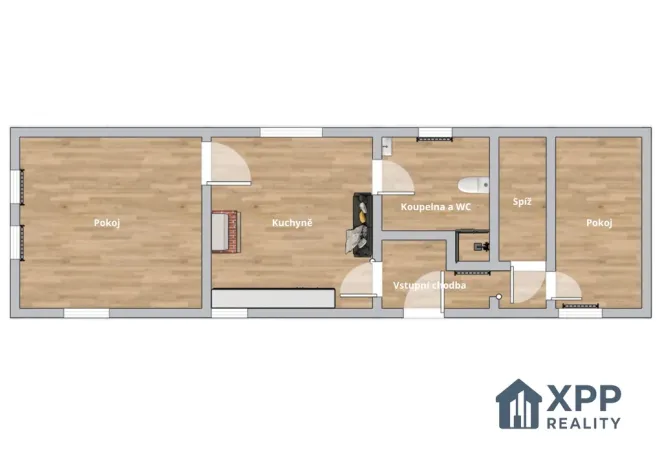 Prodej rodinného domu, Těchobuz, 78 m2