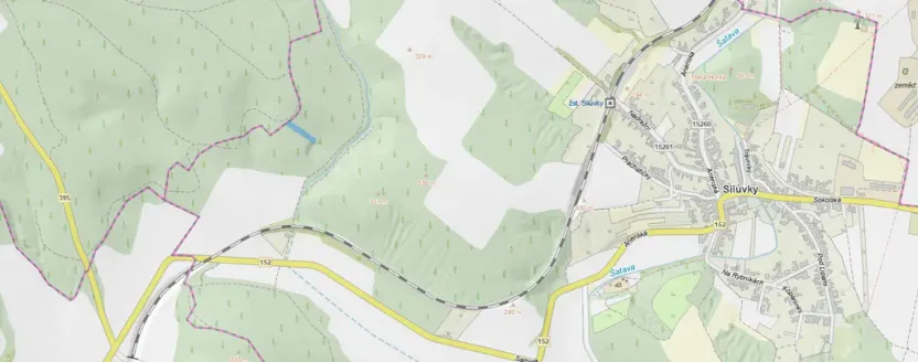 Prodej lesa, Silůvky, 1739 m2