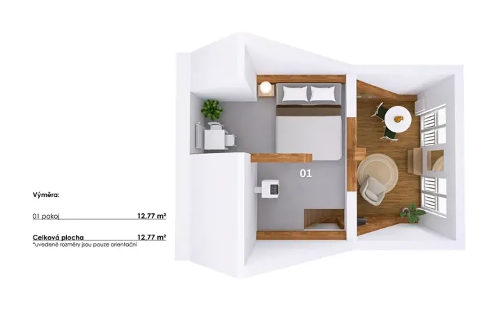 Prodej bytu 1+kk, Praha - Bohnice, V Zámcích, 35 m2