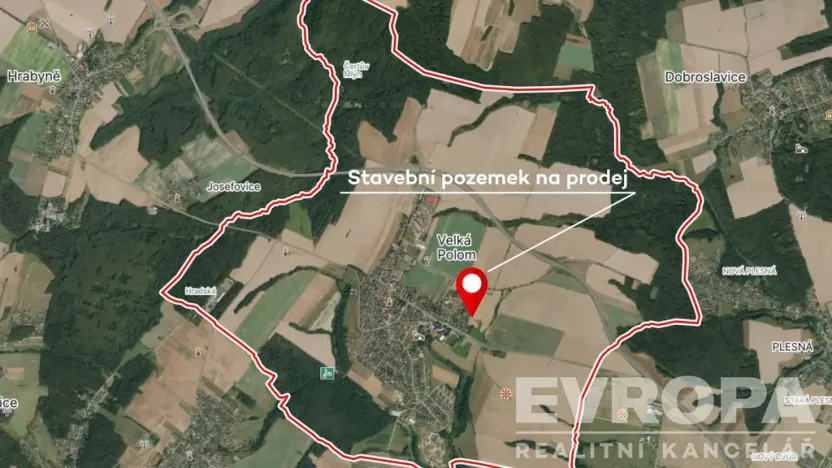 Prodej pozemku pro bydlení, Velká Polom, 9420 m2