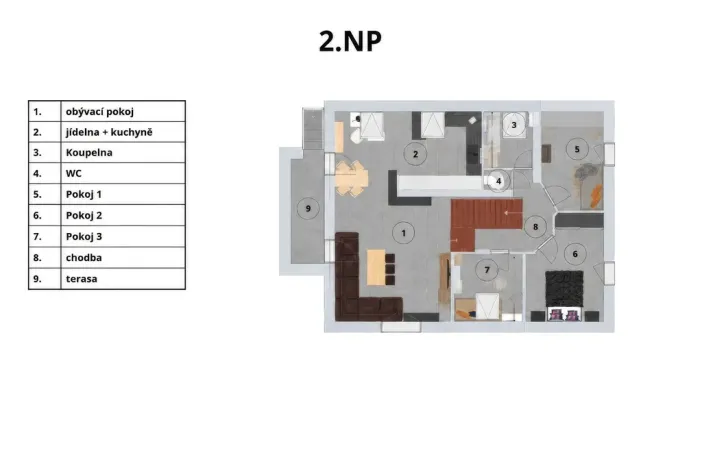 Prodej rodinného domu, Kunčice pod Ondřejníkem, 234 m2