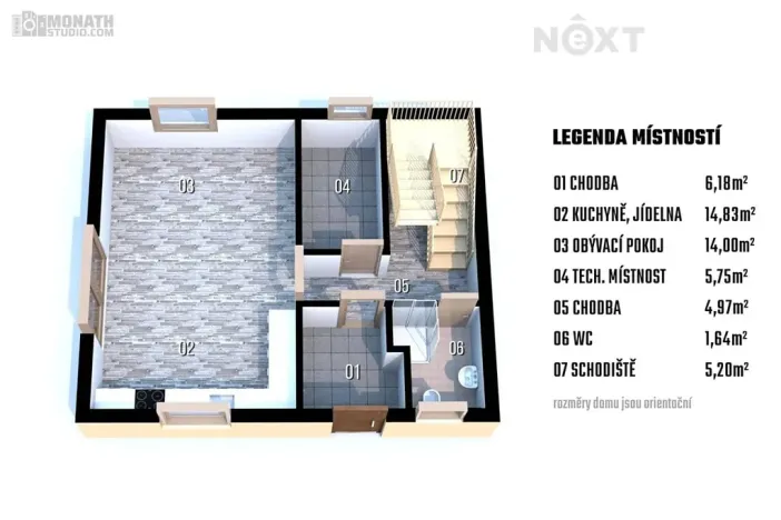 Prodej rodinného domu, Lysovice, 104 m2