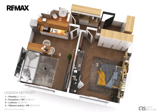 Prodej bytu 2+kk, Praha - Záběhlice, Záběhlická, 51 m2