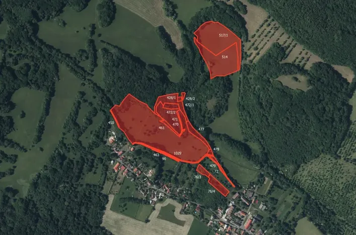 Prodej louky, Třebenice, 61253 m2