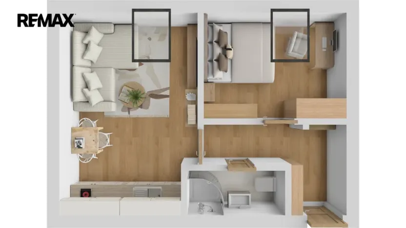 Prodej bytu 2+kk, Lanškroun - Žichlínské Předměstí, Dobrovského, 35 m2